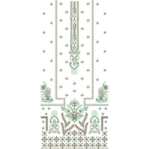 Flower Dress Embroidery Design
