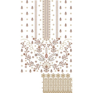 Unique dress Embroidery Design