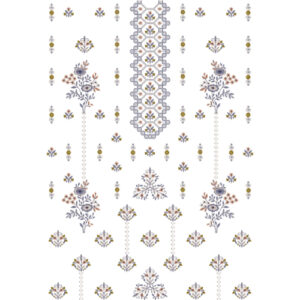 Simple Dress Embroidery Design