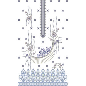 Simple Dress Embroidery Design