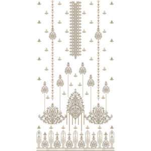 Unique dress Embroidery Design
