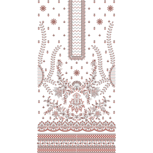 Beautiful Dress Embroidery Design