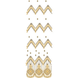 Unique dress Embroidery Design