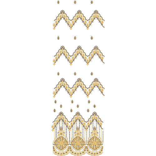 Unique dress Embroidery Design