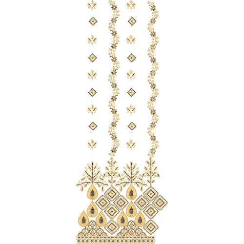 Dress Embroidery Design