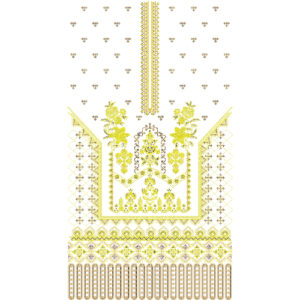 Flower Dress Embroidery Design