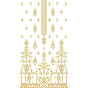 Unique dress Embroidery Design