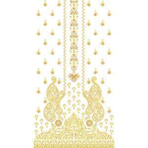 Flower Dress Embroidery Design