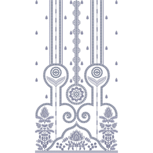 Beautiful Dress Embroidery Design