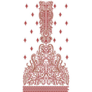 Flower Dress Embroidery Design