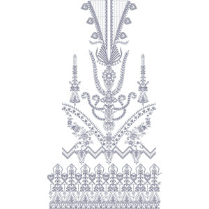 Simple Dress Embroidery Design