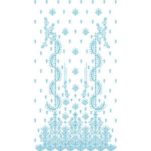 Flower Dress Embroidery Design