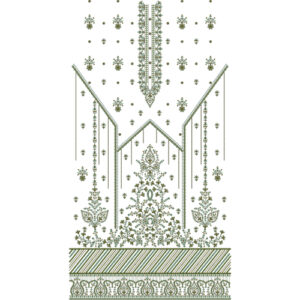 Simple Dress Embroidery Design