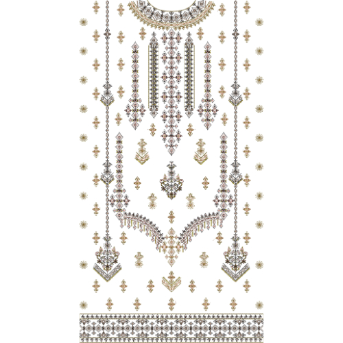 Beautiful Dress Embroidery Design