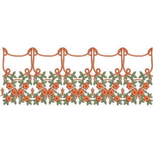 Lace Flower Embroidery Design
