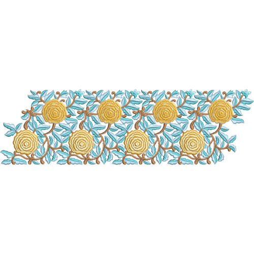 Floral Lace Embroidery Design