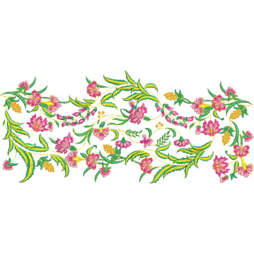 Lace Flower Embroidery Design