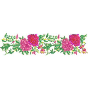 Lace Flower Embroidery Design