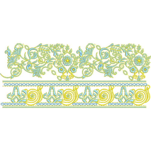 Floral Lace Embroidery Design