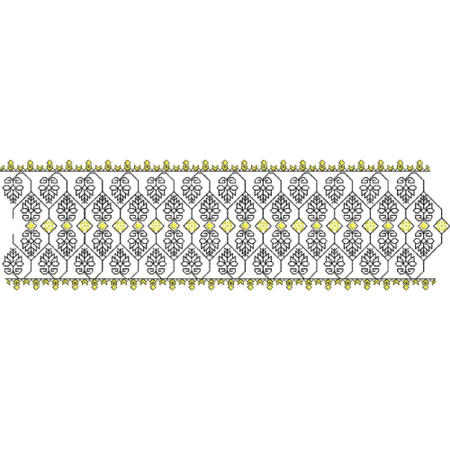 Simple Lace Embroidery Design