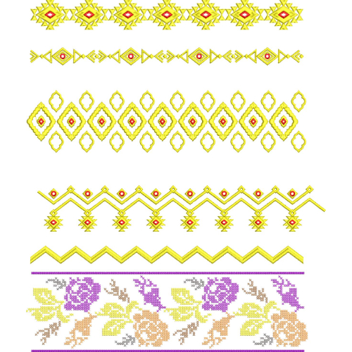 Lace Flower Embroidery Design
