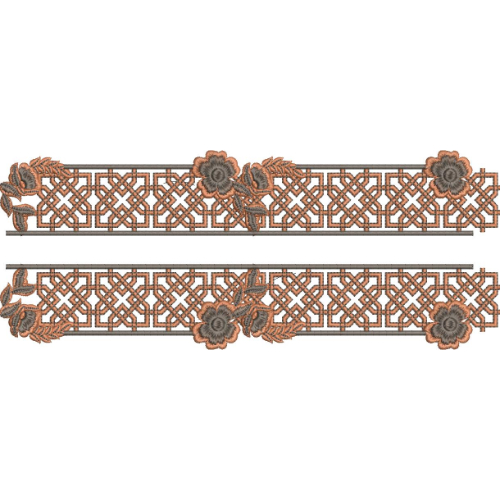 Lace Kurta Embroidery Design