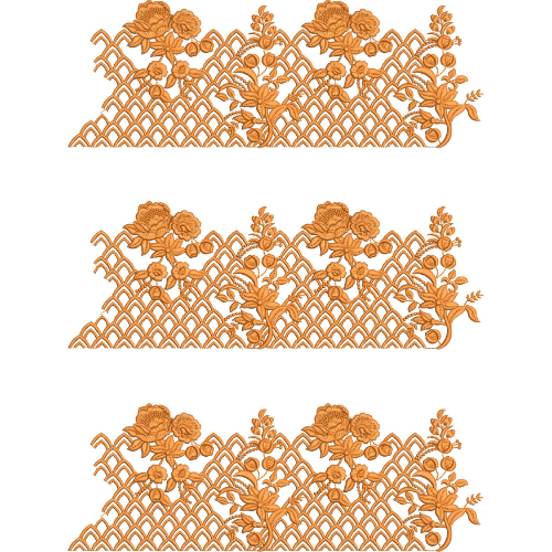 Unique Lace Embroidery Design