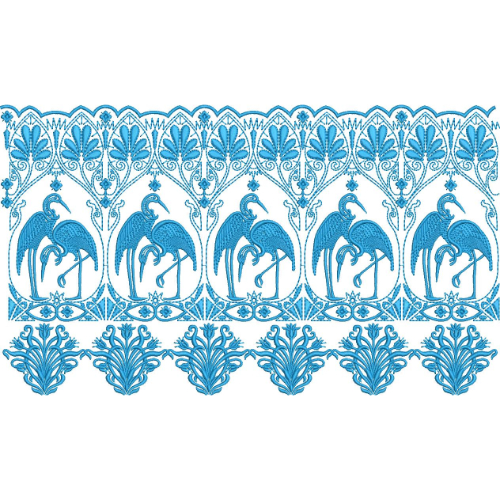 Lace Flower Embroidery Design
