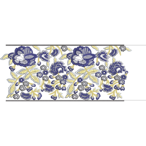 Lace Flower Embroidery Design