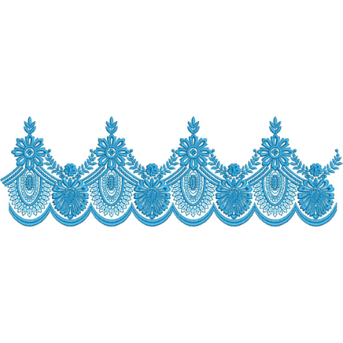 Lace Kurta Embroidery Design