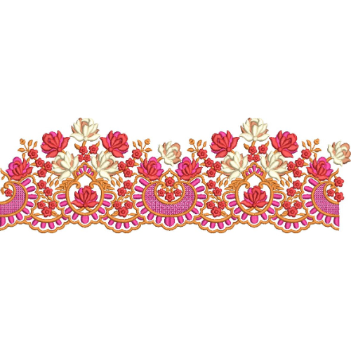 Delicate Lace Embroidery Design