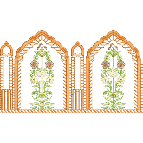 Unique Lace Embroidery Design