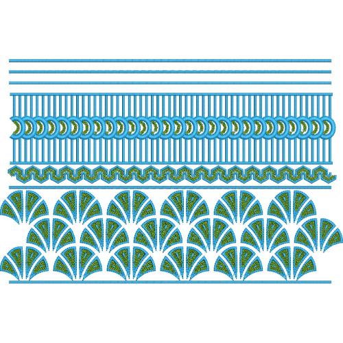Lace Kurta Embroidery Design