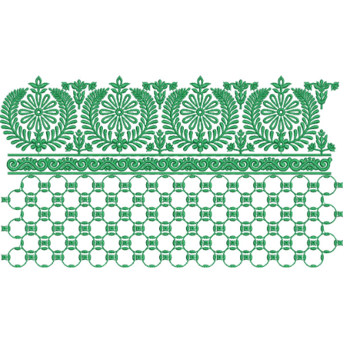 Simple Lace Embroidery Design