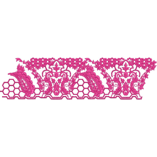 Lace Kurta Embroidery Design