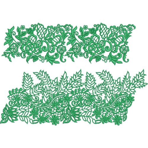 Beautiful Lace Embroidery Design