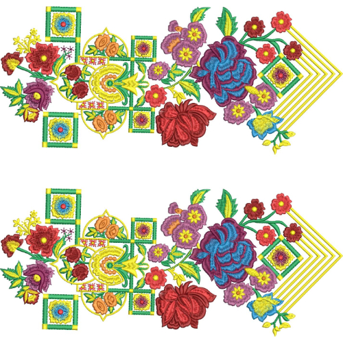 Lace Embroidery Design