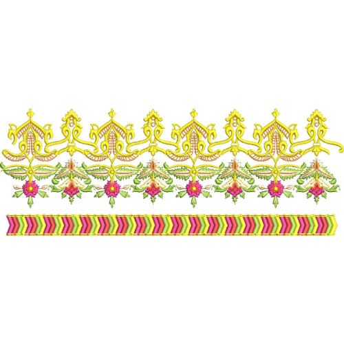 Simple Lace Embroidery Design