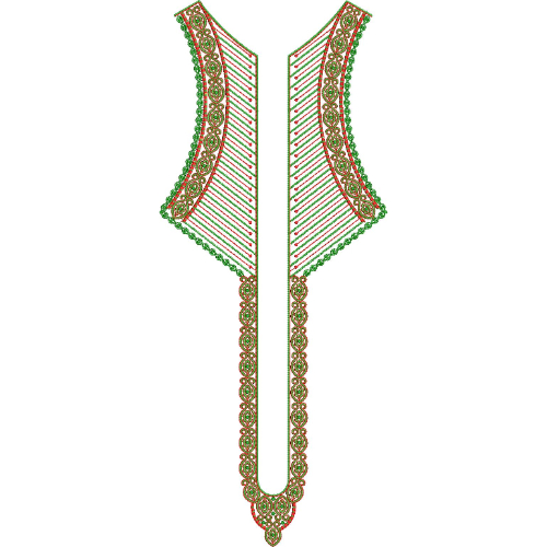 Flower Men Embroidery Design