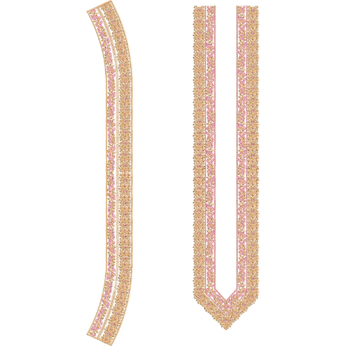 Neck Men Embroidery Design