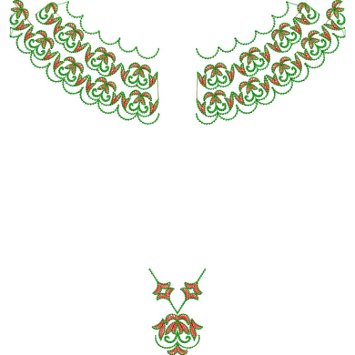 Neck Men Embroidery Design