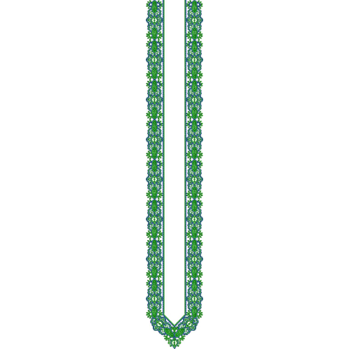 Flower Men Embroidery Design