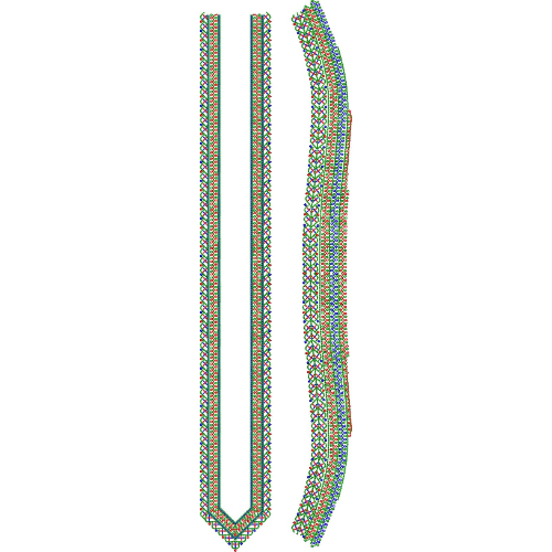 Neck Men Embroidery Design