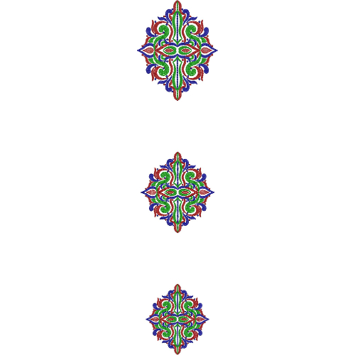 Delicate Men Embroidery Design