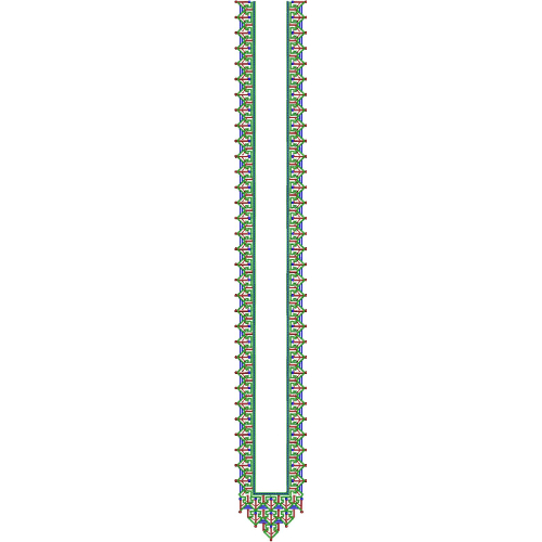 Flower Men Embroidery Design