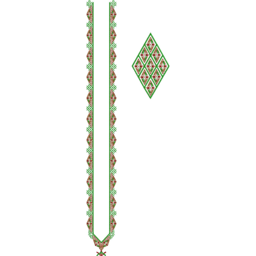 Neck Men Embroidery Design