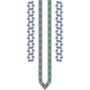 Flower Men Embroidery Design