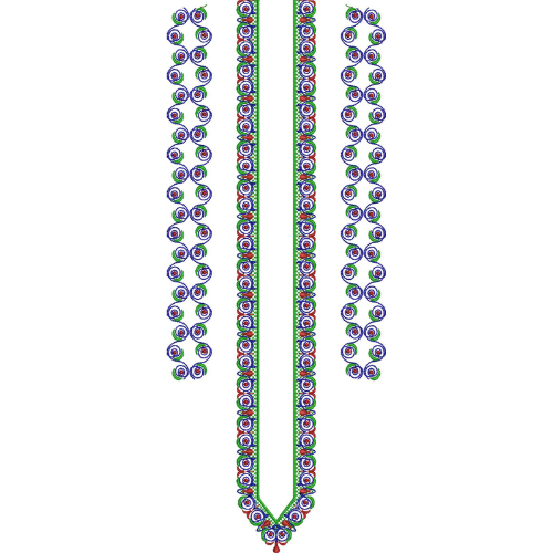 Flower Men Embroidery Design