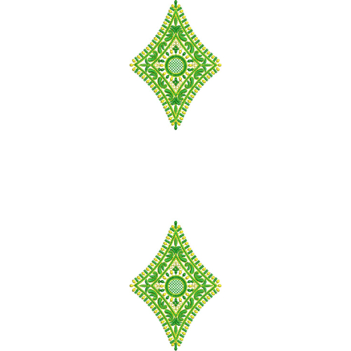 Neck Men Embroidery Design