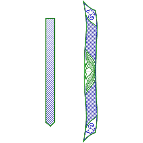 Flower Men Embroidery Design